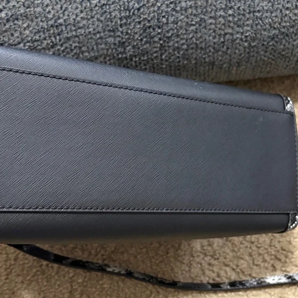 Michael Kors Black and Silver Satchel - Picture 4 of 8